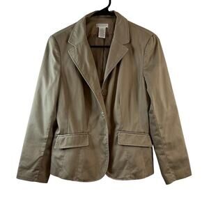 Worthington Petite Beige Womens Blazer Size 12P